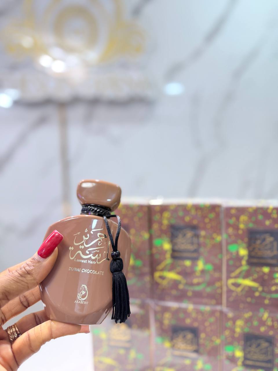 Lamasat Harir Dubai Chocolate 100ml