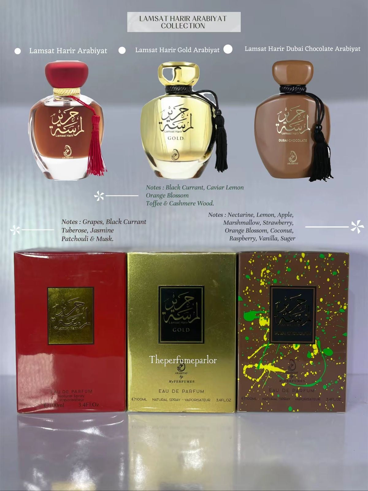 Lamasat Harir Dubai Chocolate 100ml
